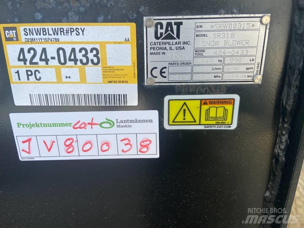 CAT SR318 SNÖ SLUNGA قاذفات الجليد