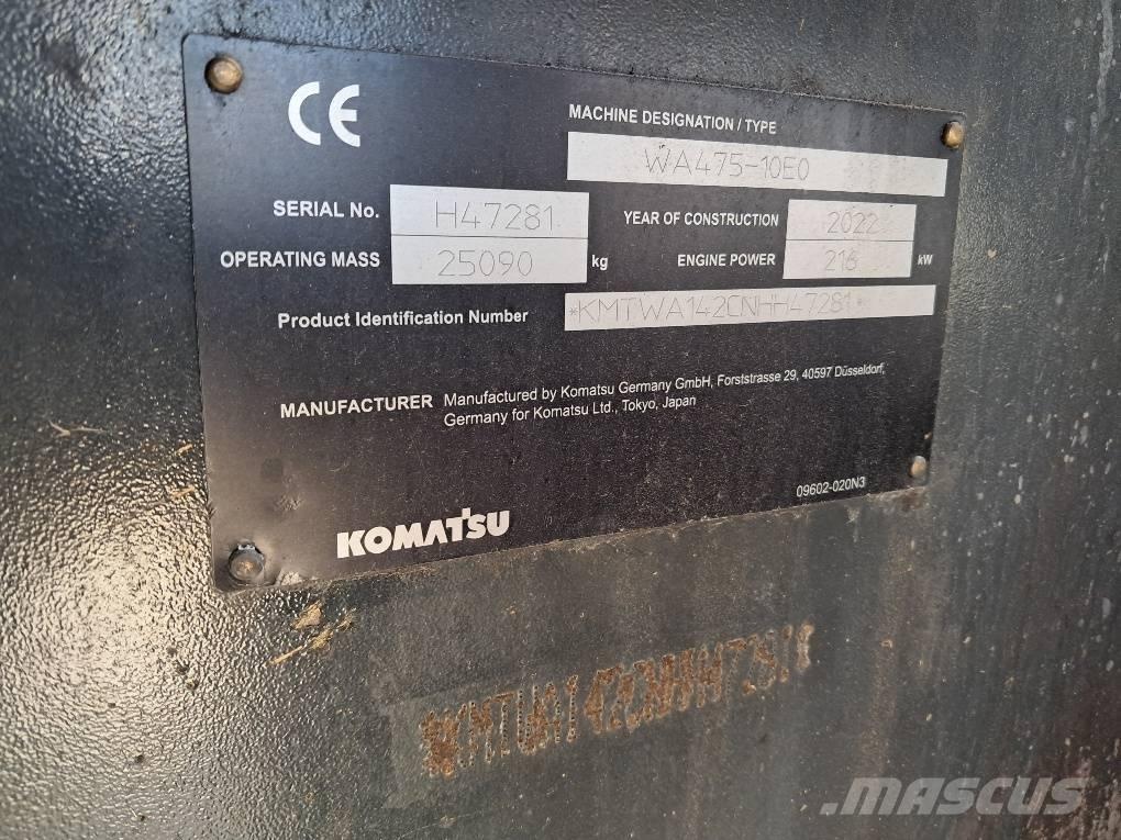 Komatsu WA475-10E0 لوادر بعجل