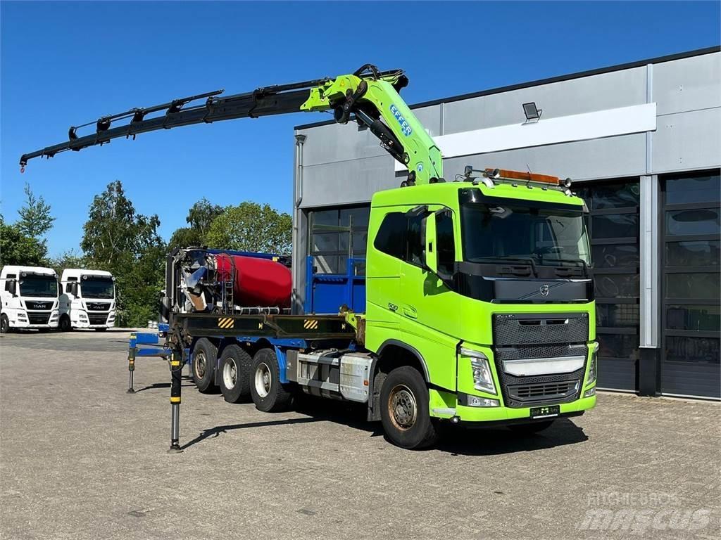 Volvo FH 500 8X4 شاحنات الرافعات