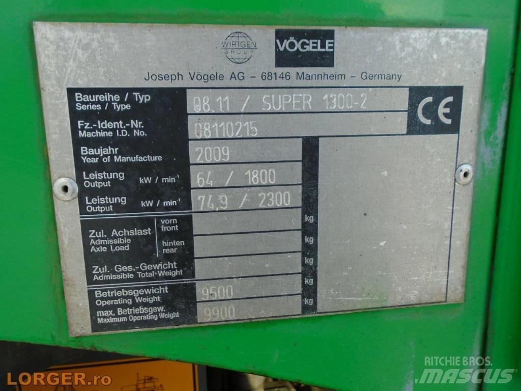 Vögele Super 1300-2 معدات السفلتة