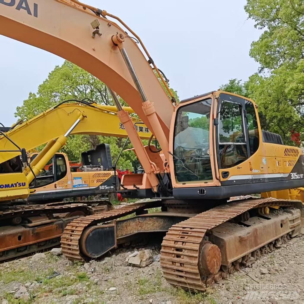 Hyundai R305LC-9t حفارات زحافة