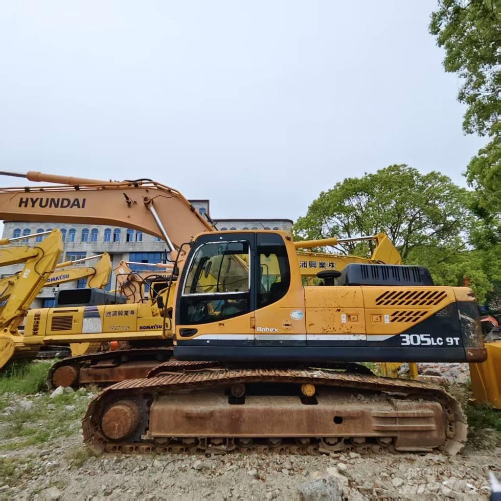 Hyundai R305LC-9t حفارات زحافة
