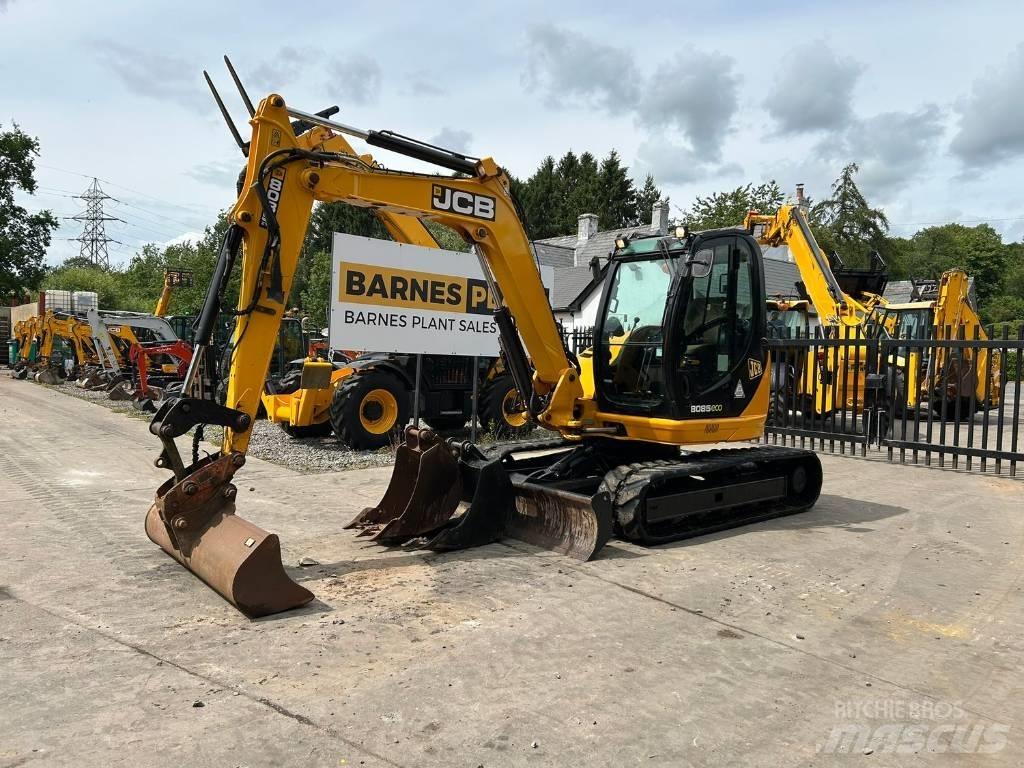 JCB 8085 ZTS حفارات وسط 7 طن - 12 طن