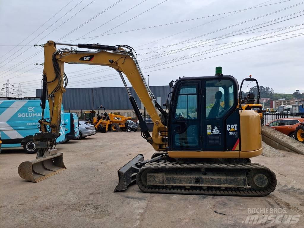 CAT 308 E 2 CR حفارات وسط 7 طن - 12 طن
