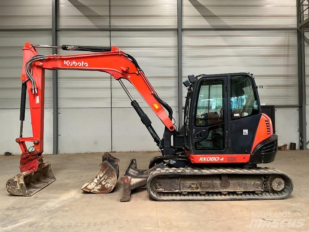 Kubota KX 080-4 حفارات وسط 7 طن - 12 طن