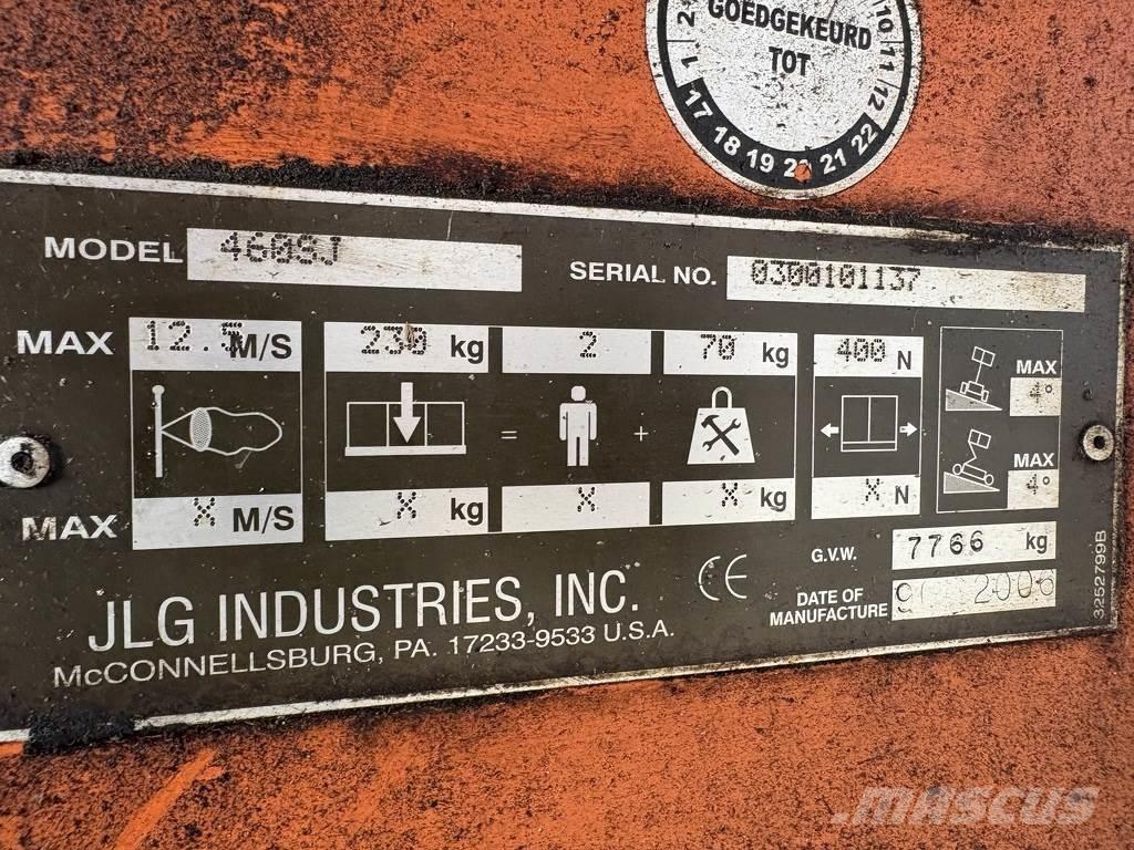 JLG 460sj رافعات سلة تلسكوبية