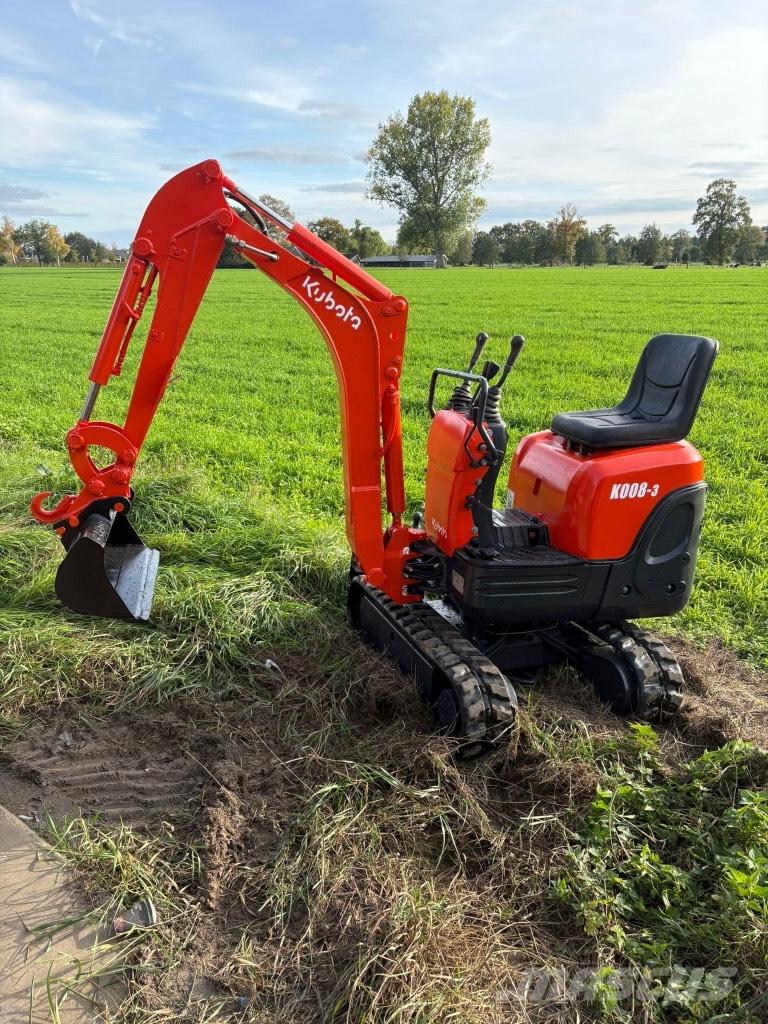 Kubota K 008-3 حفارات صغيرة أقل من 7 طن (حفارات صغيرة)