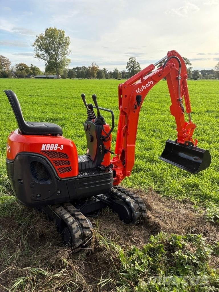 Kubota K 008-3 حفارات صغيرة أقل من 7 طن (حفارات صغيرة)