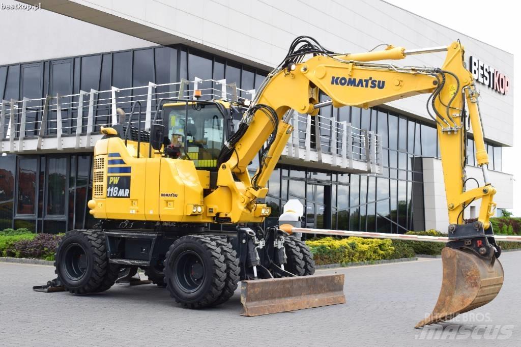 Komatsu PW118MR-11 حفارات بعجل