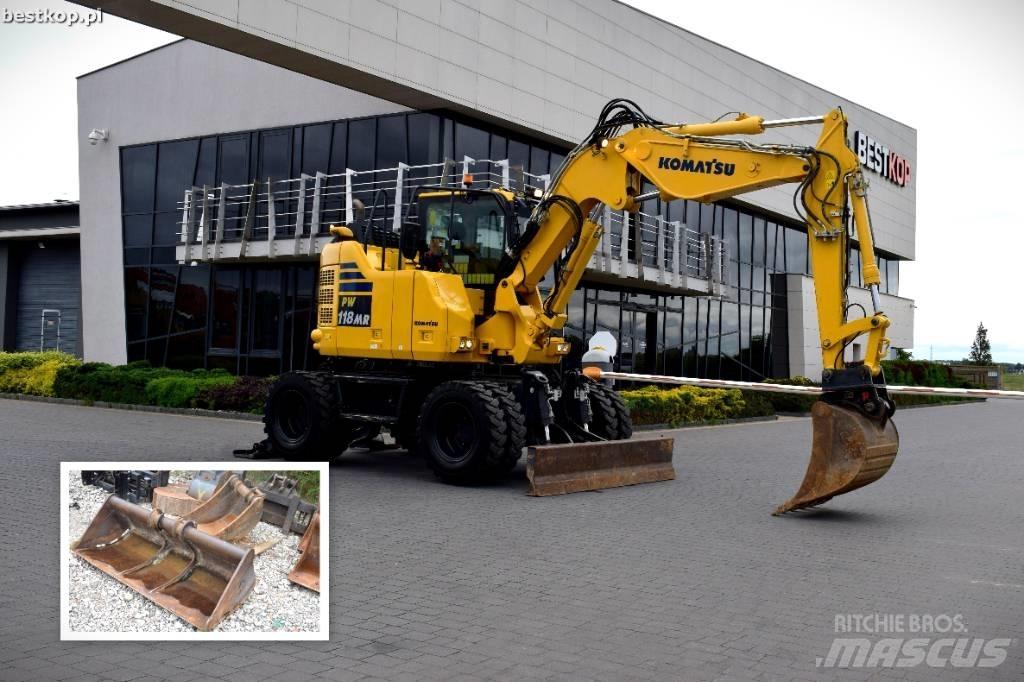 Komatsu PW118MR-11 حفارات بعجل