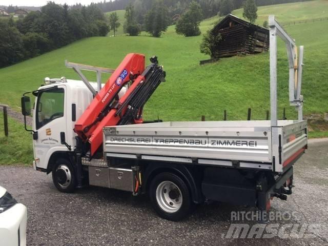 Isuzu N2 mit HMF 910 شاحنات الرافعات