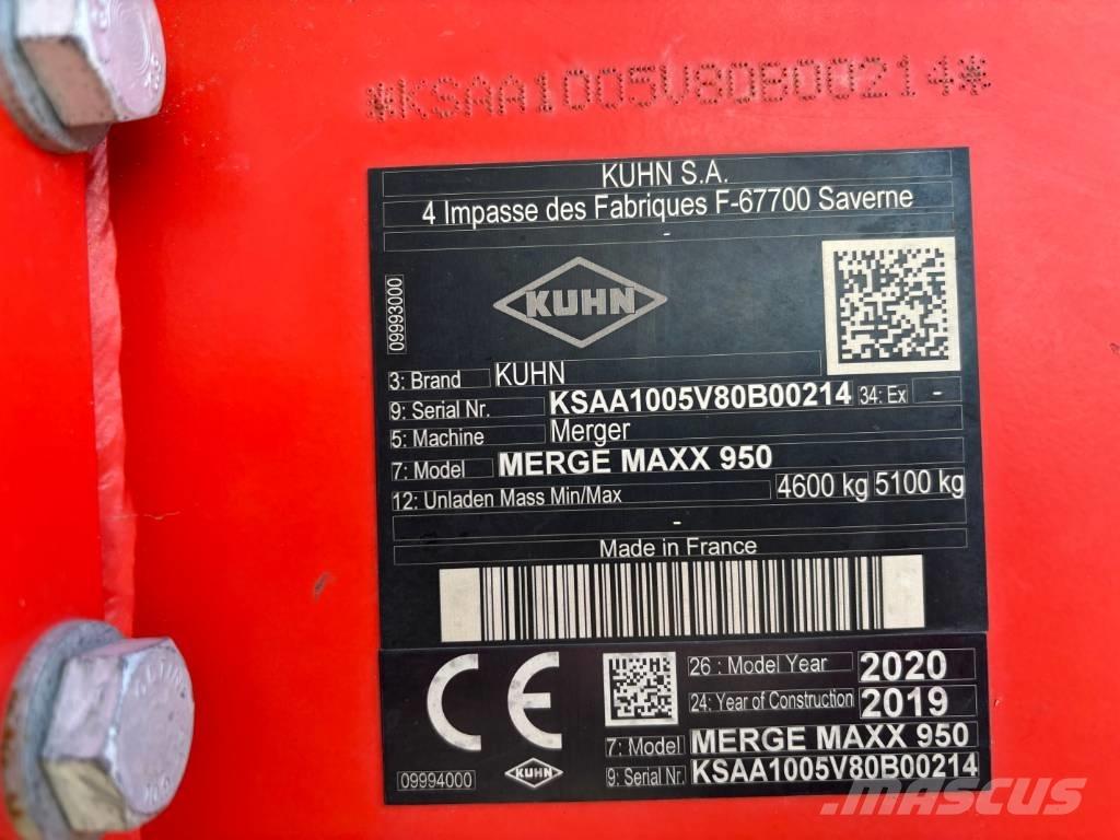 Kuhn Merge Maxx 950 محشات