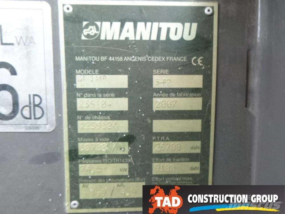 Manitou MT 1440 مناولات متداخلة