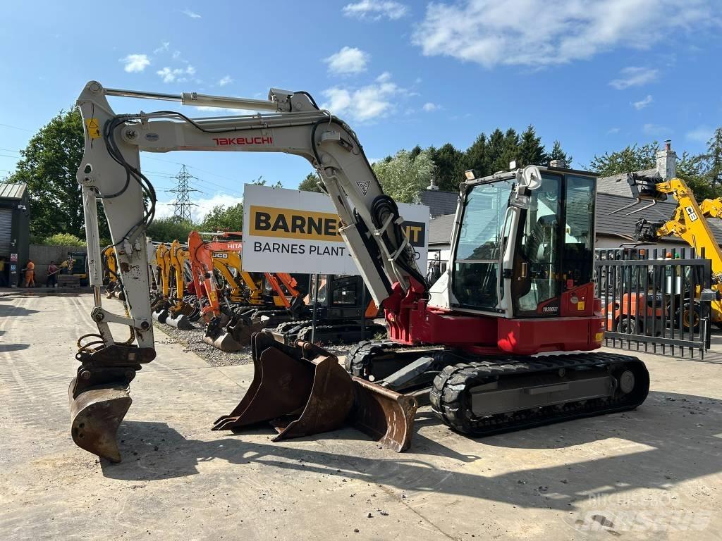 Takeuchi TB 280 FR حفارات وسط 7 طن - 12 طن
