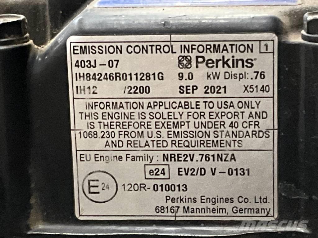 JCB 8008 حفارات صغيرة أقل من 7 طن (حفارات صغيرة)