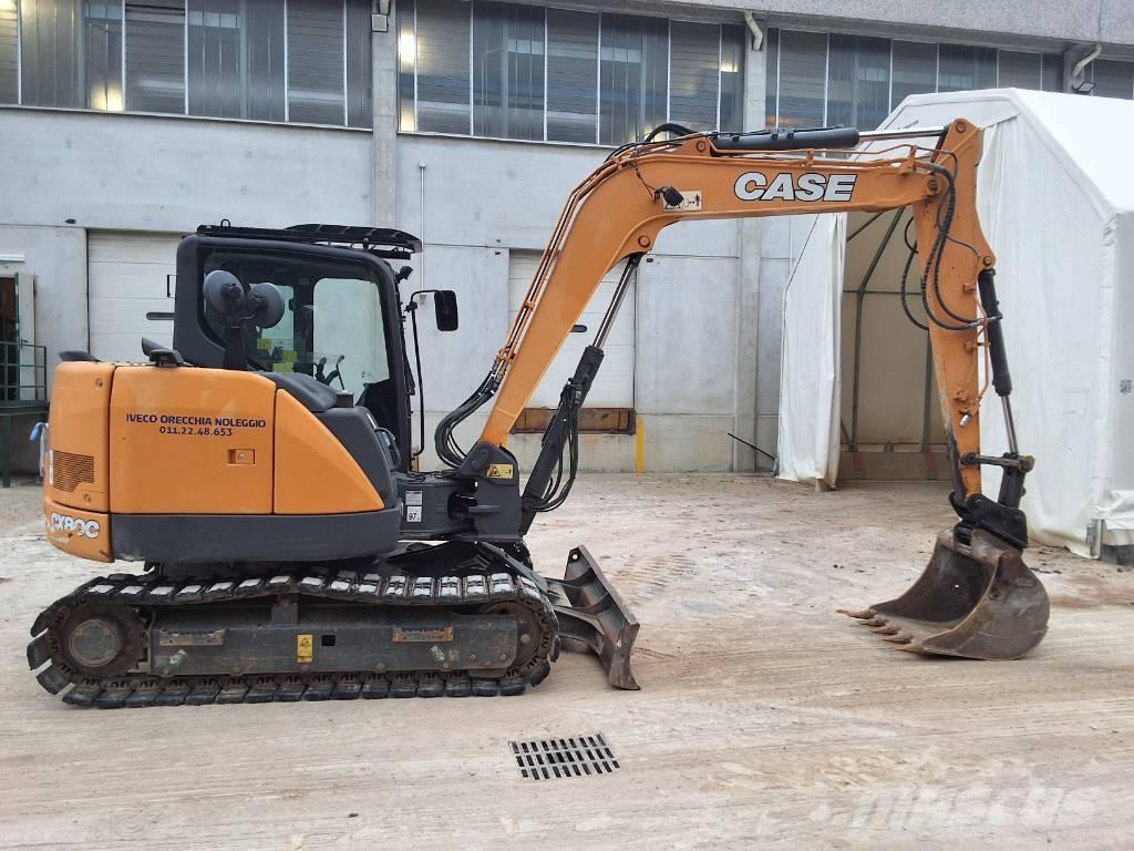 CASE CX 80 C حفارات زحافة