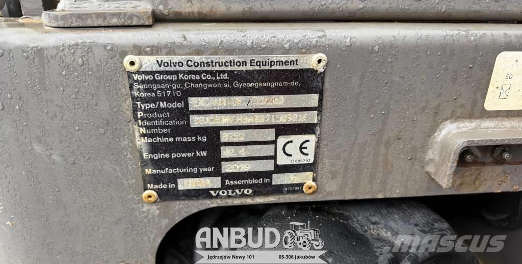 Volvo ECR 88 D حفارات زحافة