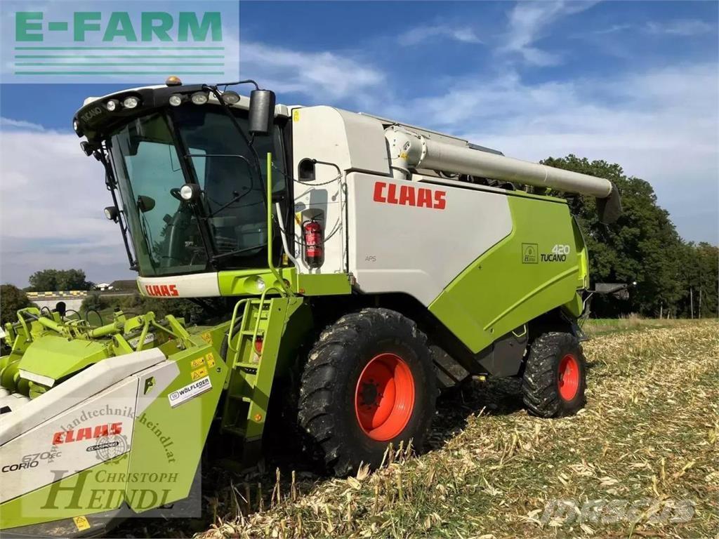 CLAAS tucano 420 حصادات