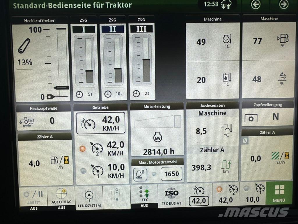 John Deere 6R195 الجرارات