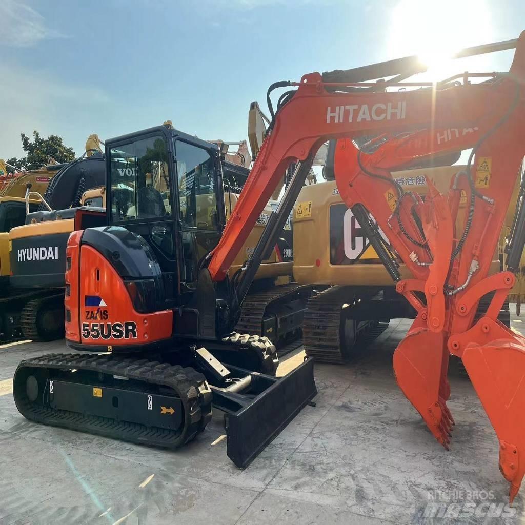 Hitachi ZX 55 USR حفارات صغيرة أقل من 7 طن (حفارات صغيرة)