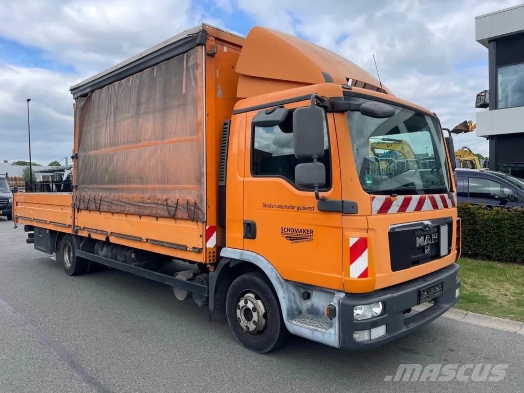 MAN TGL 8.220 شاحنات مسطحة/مفصلية الجوانب