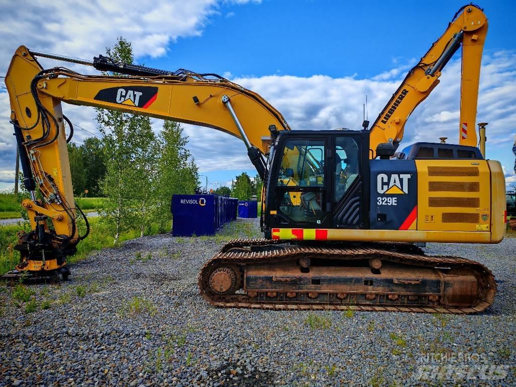 CAT 329 EL ( Leica 3D ) حفارات زحافة