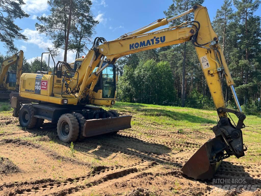 Komatsu PW 160-7 حفارات بعجل
