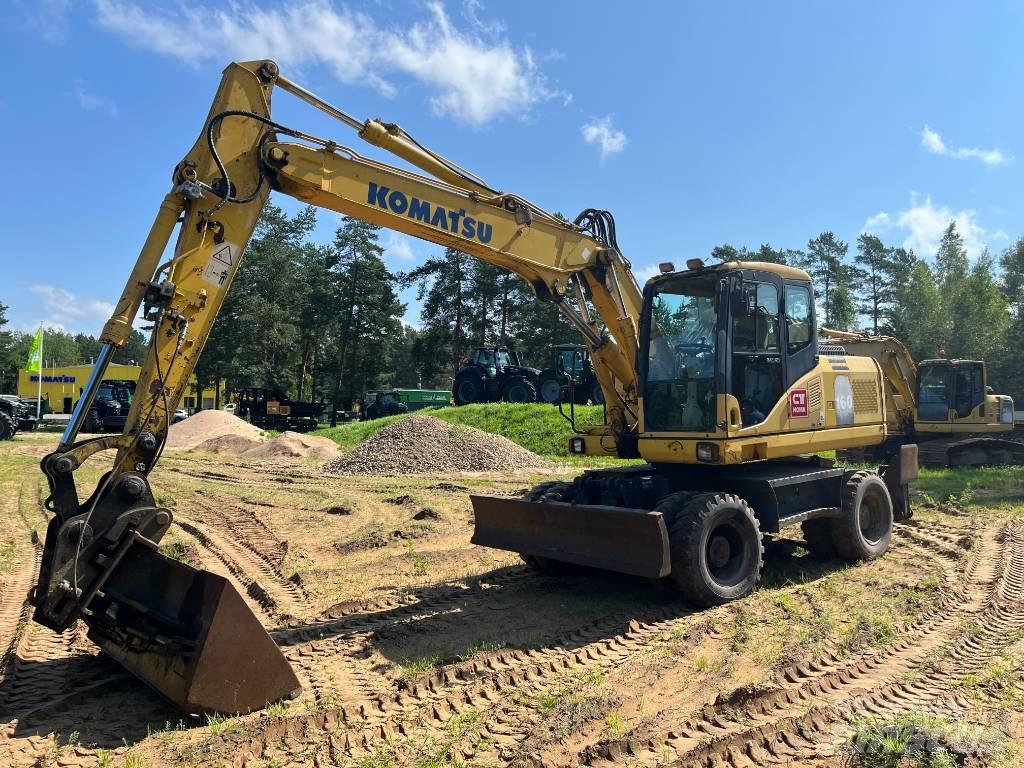 Komatsu PW 160-7 حفارات بعجل