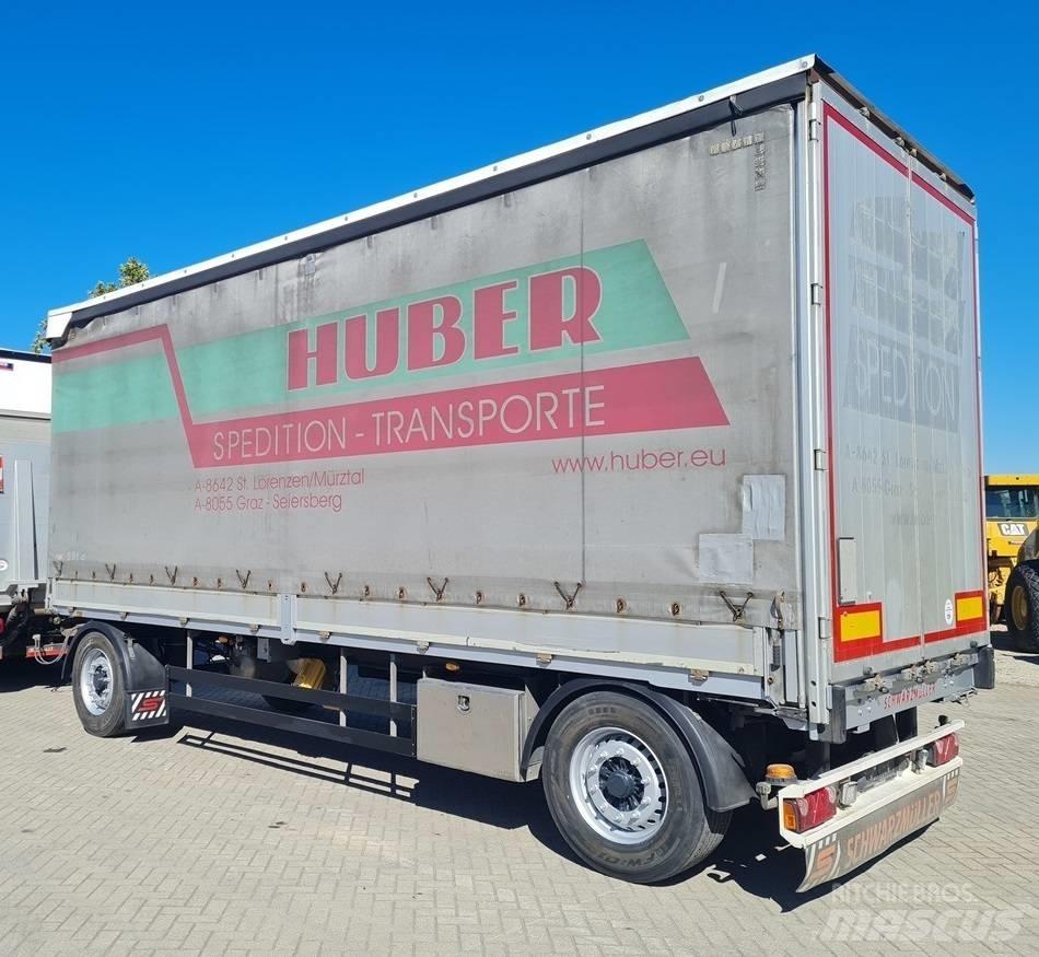 Schwarzmüller 7.4m مقطورات بغطاء جانبي