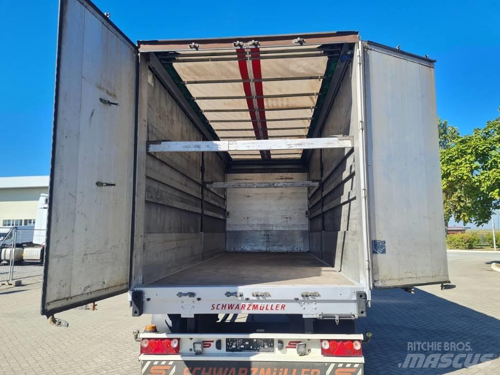 Schwarzmüller 7.4m مقطورات بغطاء جانبي
