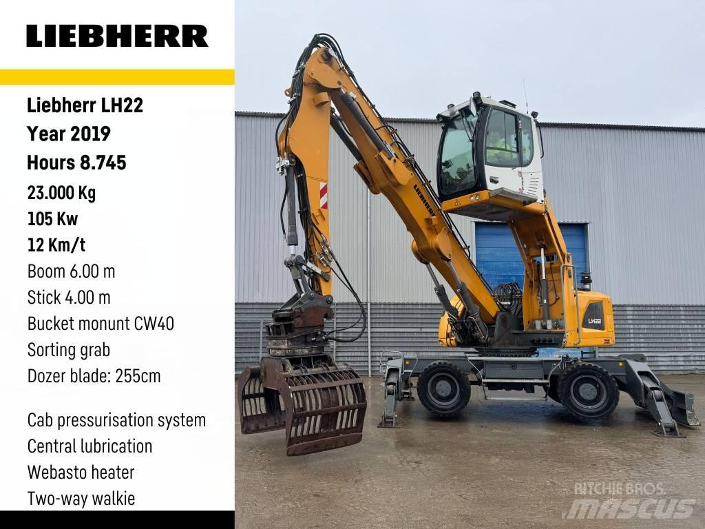 Liebherr LH 22 مناولات المخلفات / مناولات صناعية