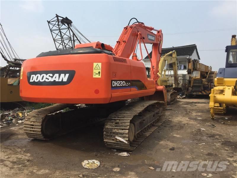 Doosan dh220lc-7 حفارات زحافة