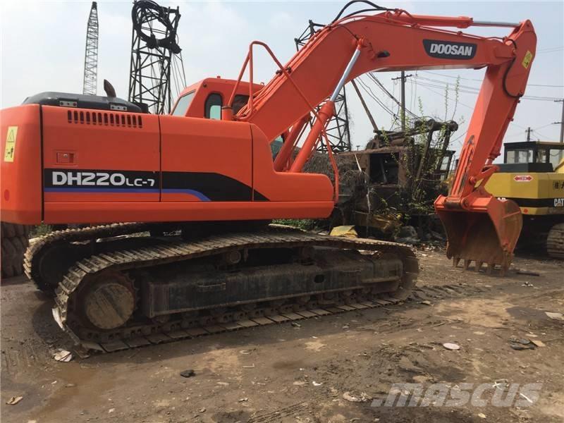 Doosan dh220lc-7 حفارات زحافة