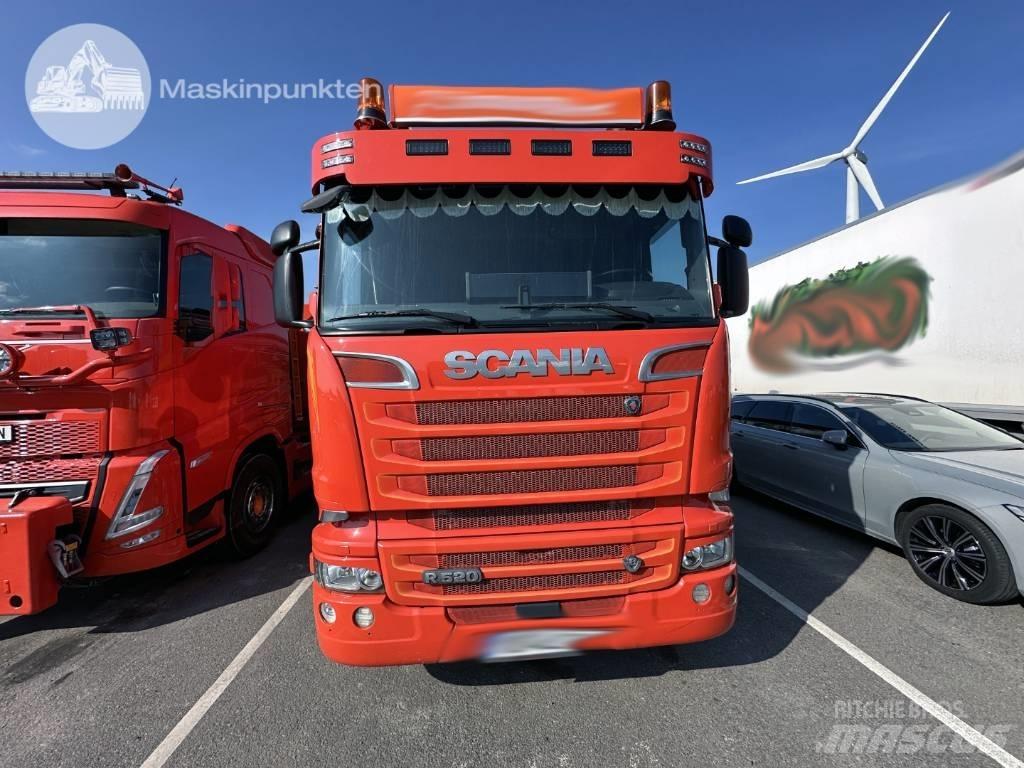 Scania R 520 LB شاحنات الرافعات الخطافية