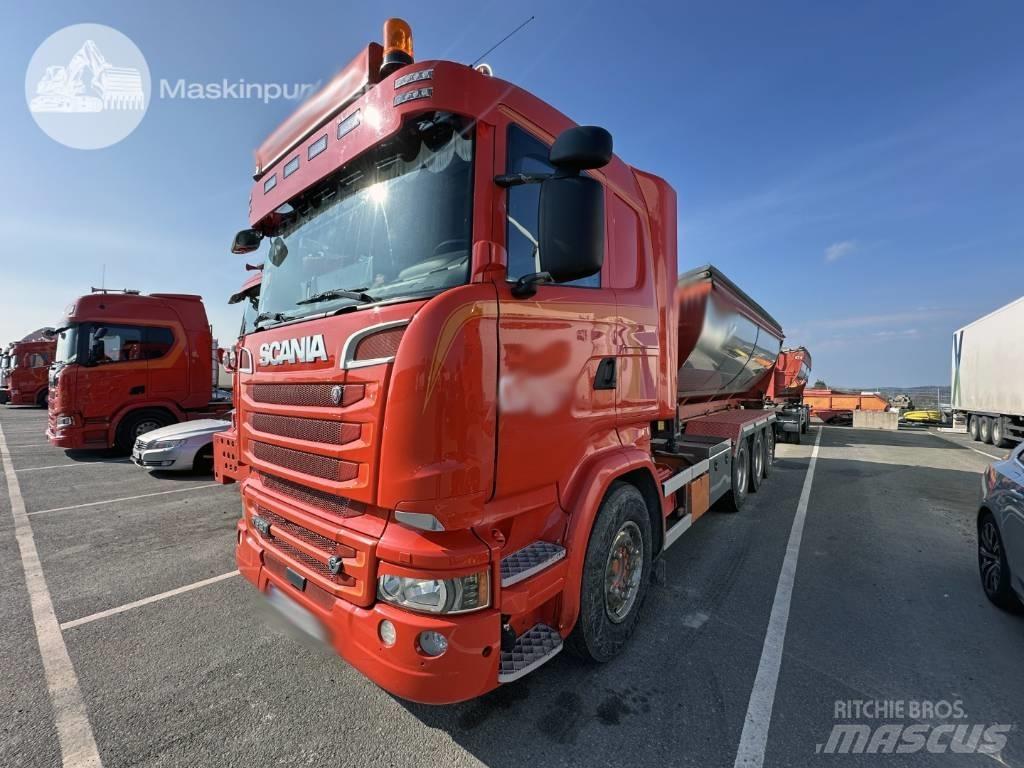 Scania R 520 LB شاحنات الرافعات الخطافية