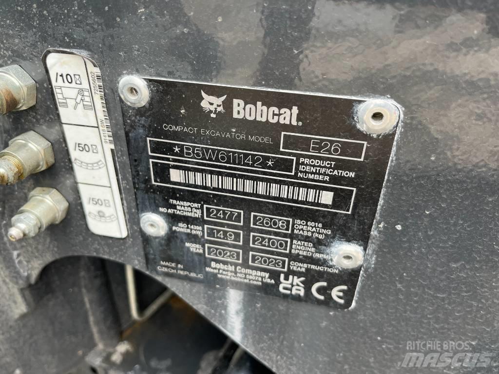 Bobcat E 26 حفارات صغيرة أقل من 7 طن (حفارات صغيرة)