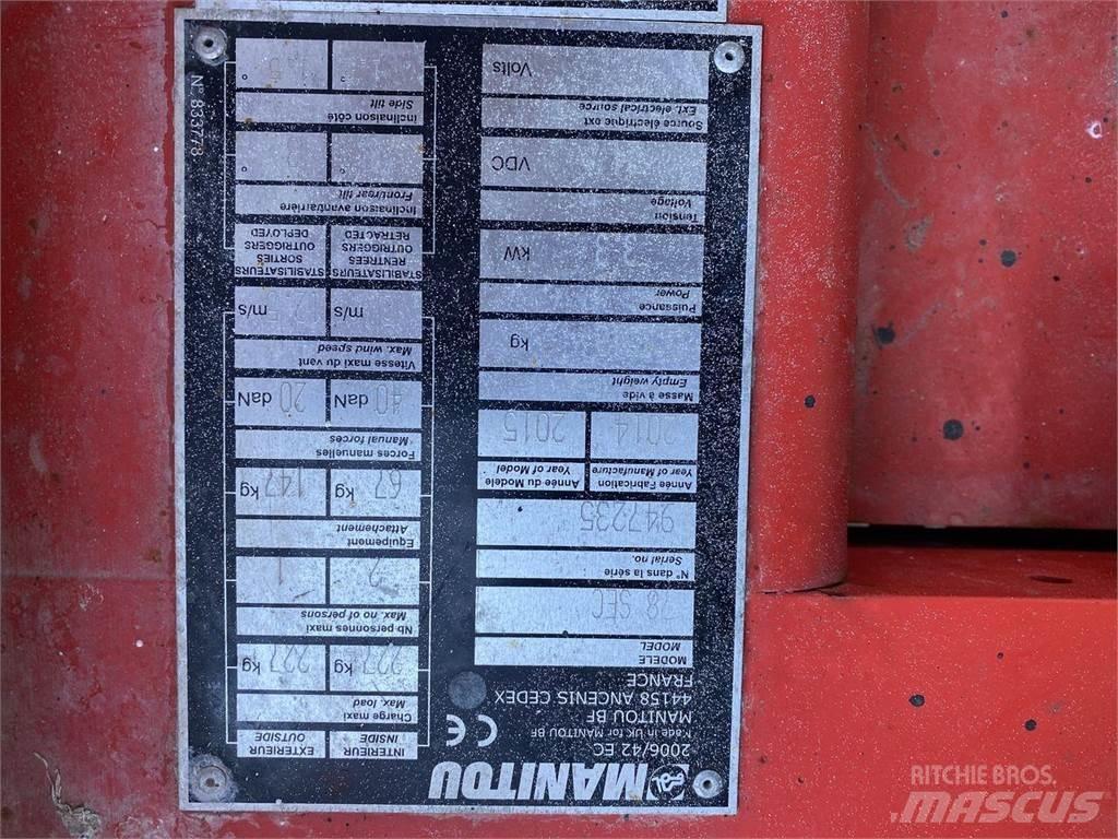 Manitou 78SEC رافعات مقصية الشكل