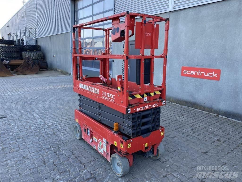 Manitou 78SEC رافعات مقصية الشكل
