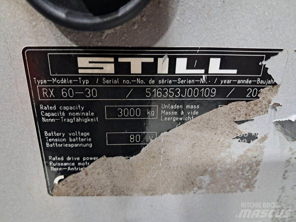 Still RX60-30 شاحنات ذات رافعات شوكية تعمل بالكهرباء