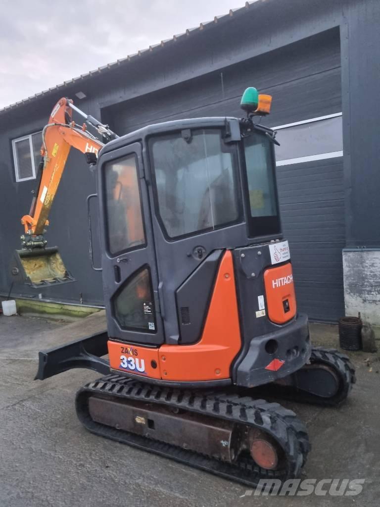 Hitachi 33u Zaxis حفارات صغيرة أقل من 7 طن (حفارات صغيرة)