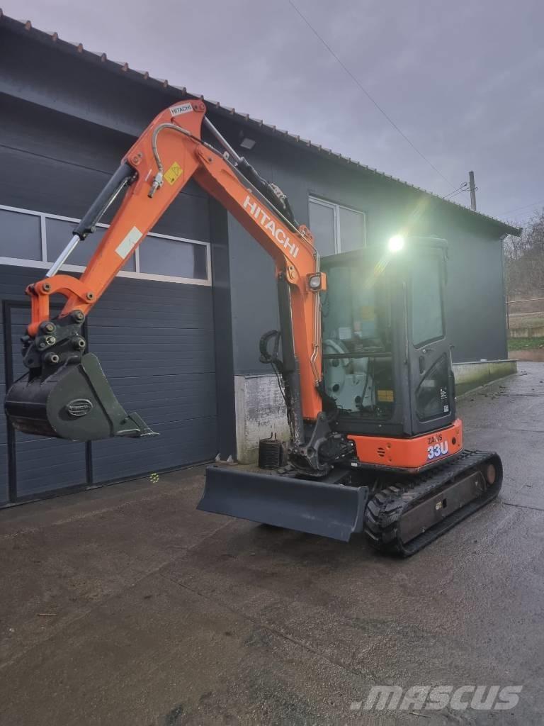 Hitachi 33u Zaxis حفارات صغيرة أقل من 7 طن (حفارات صغيرة)