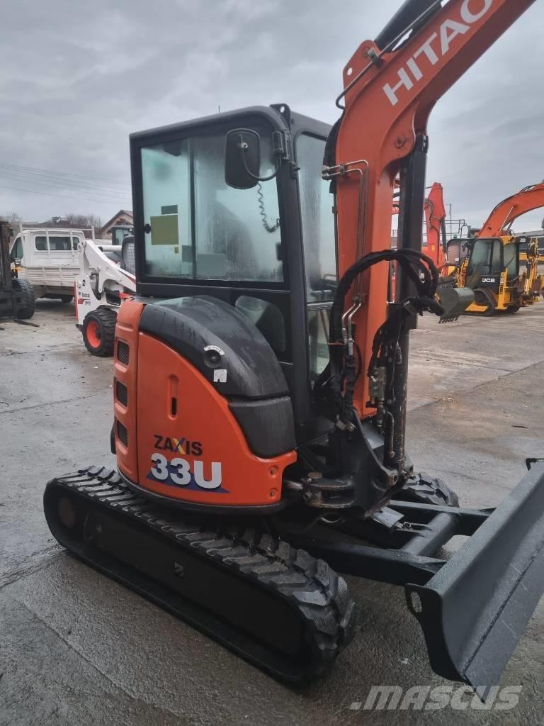 Hitachi 33u Zaxis حفارات صغيرة أقل من 7 طن (حفارات صغيرة)