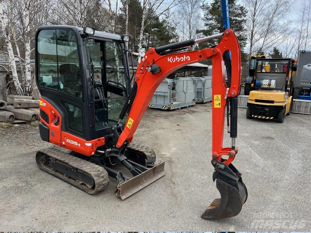Kubota KX -019-4 حفارات صغيرة أقل من 7 طن (حفارات صغيرة)