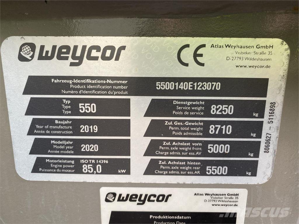 Weycor AR550 HS لوادر متعددة الأغراض