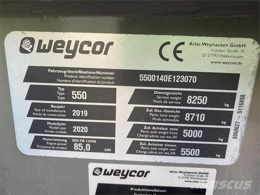 Weycor AR550 HS لوادر متعددة الأغراض