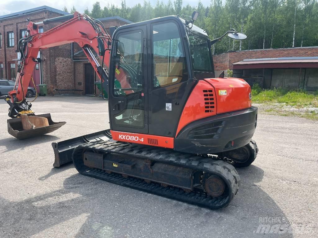 Kubota KX 080-4 حفارات وسط 7 طن - 12 طن