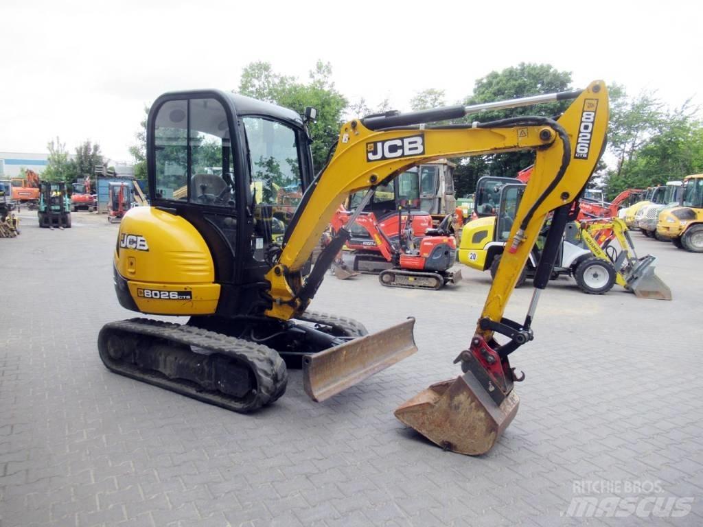 JCB 8026 CTS حفارات صغيرة أقل من 7 طن (حفارات صغيرة)