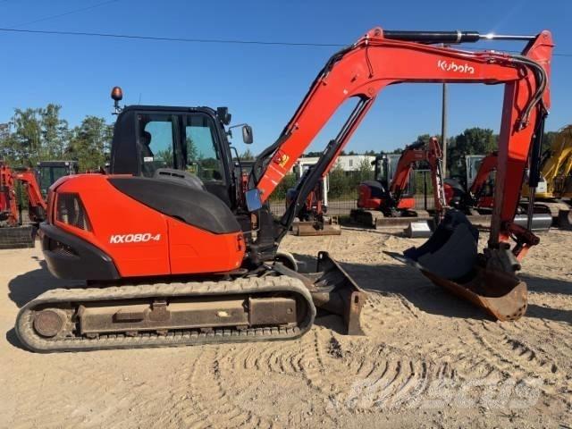 Kubota KX 080-4 حفارات وسط 7 طن - 12 طن