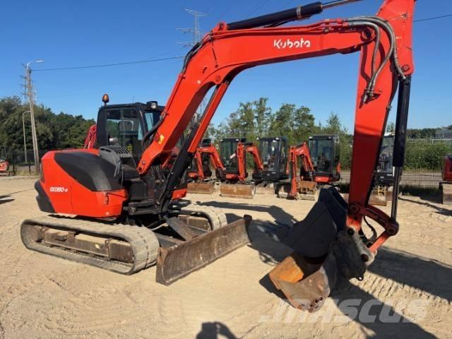 Kubota KX 080-4 حفارات وسط 7 طن - 12 طن