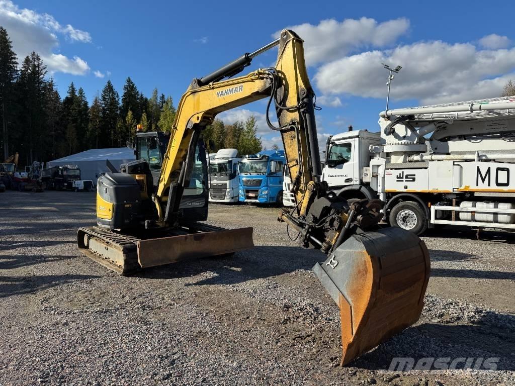 Yanmar Vio 80-1A حفارات وسط 7 طن - 12 طن